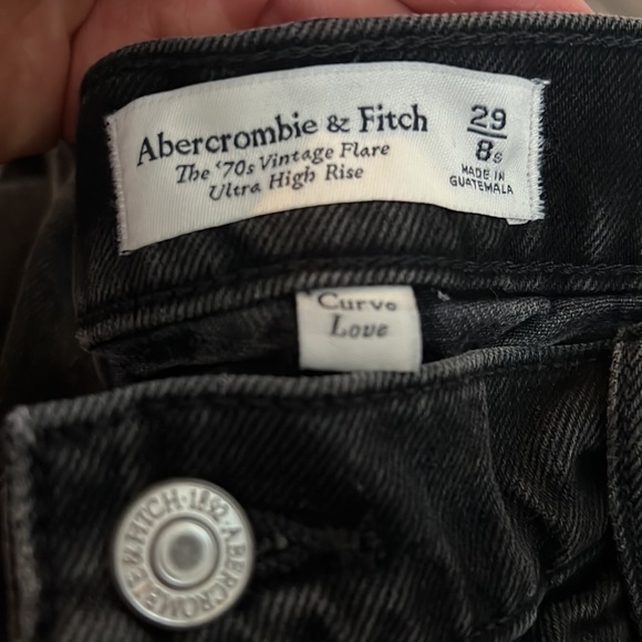 Abercrombie & Fitch The 70’s Vintage Flare Ultra High Rise 29/8S curve love - Picture 4 of 4
